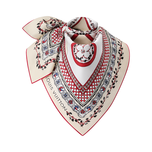 Foulard LV Medieval Flowers 90 S00 Donna Accessori Foulard in seta e Bandeaux | LOUIS VUITTON (Zoom prodotto)