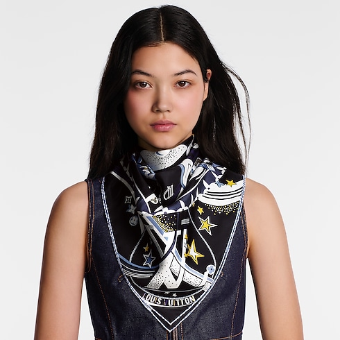 Foulard LV Star Sign 90 S00 Donna Accessori Foulard in seta e Bandeaux | LOUIS VUITTON (Zoom prodotto)