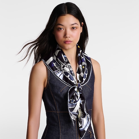 Foulard LV Star Sign 90 S00 Donna Accessori Foulard in seta e Bandeaux | LOUIS VUITTON (Zoom prodotto)