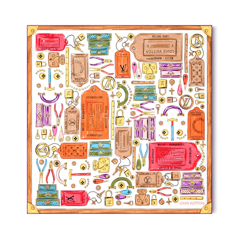 Foulard LV Tool Box 90 S00 Donna Accessori Foulard in seta e Bandeaux | LOUIS VUITTON (Zoom prodotto)