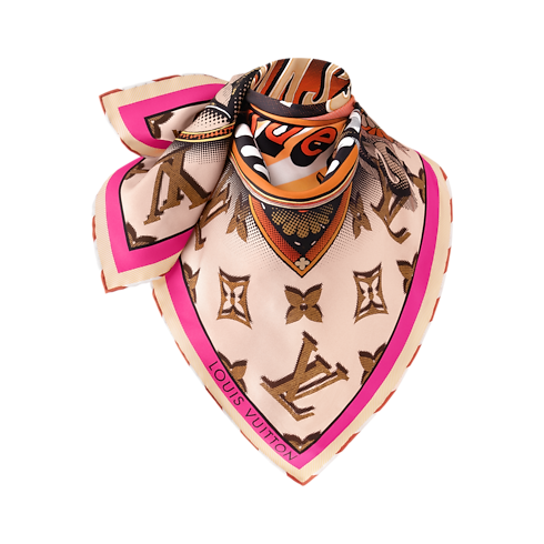 Foulard Malles Merveilleuses Remix 90 S00 Donna Accessori Foulard in seta e Bandeaux | LOUIS VUITTON (Zoom prodotto)