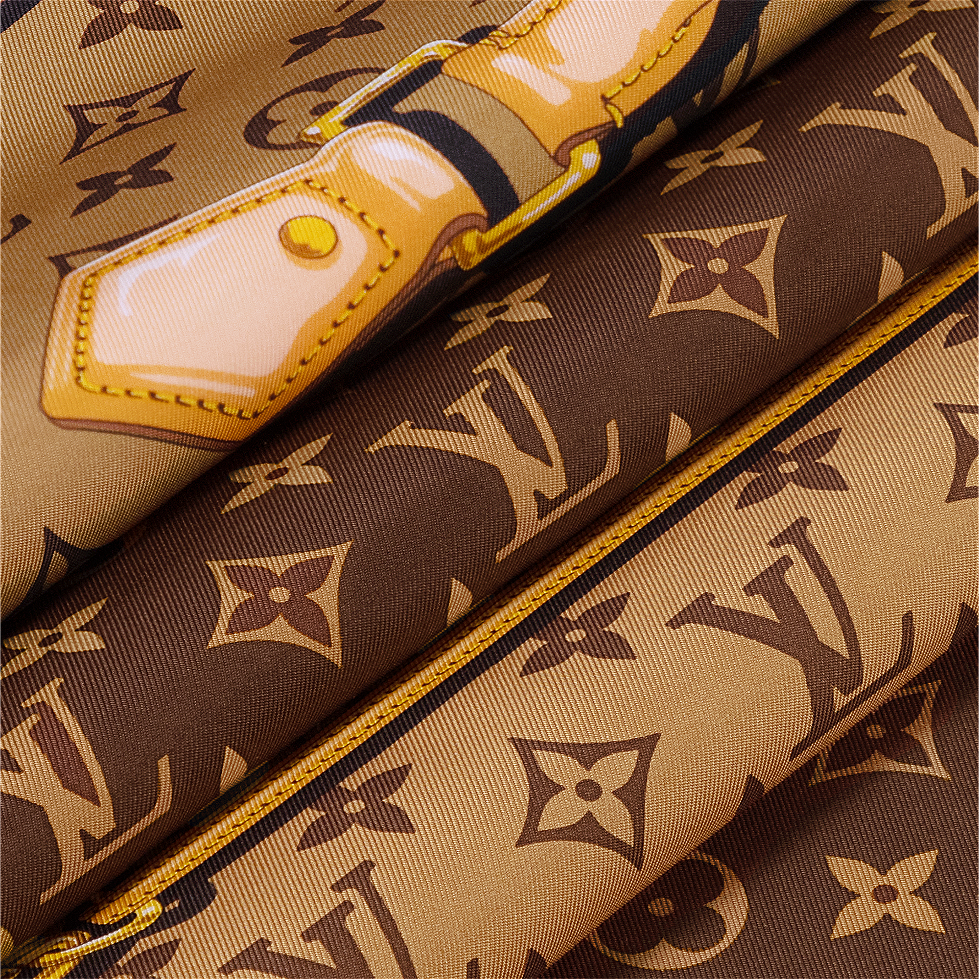 Foulard Monogram Confidential 90 S00 Donna Accessori Foulard in seta e Bandeaux | LOUIS VUITTON (Zoom prodotto)