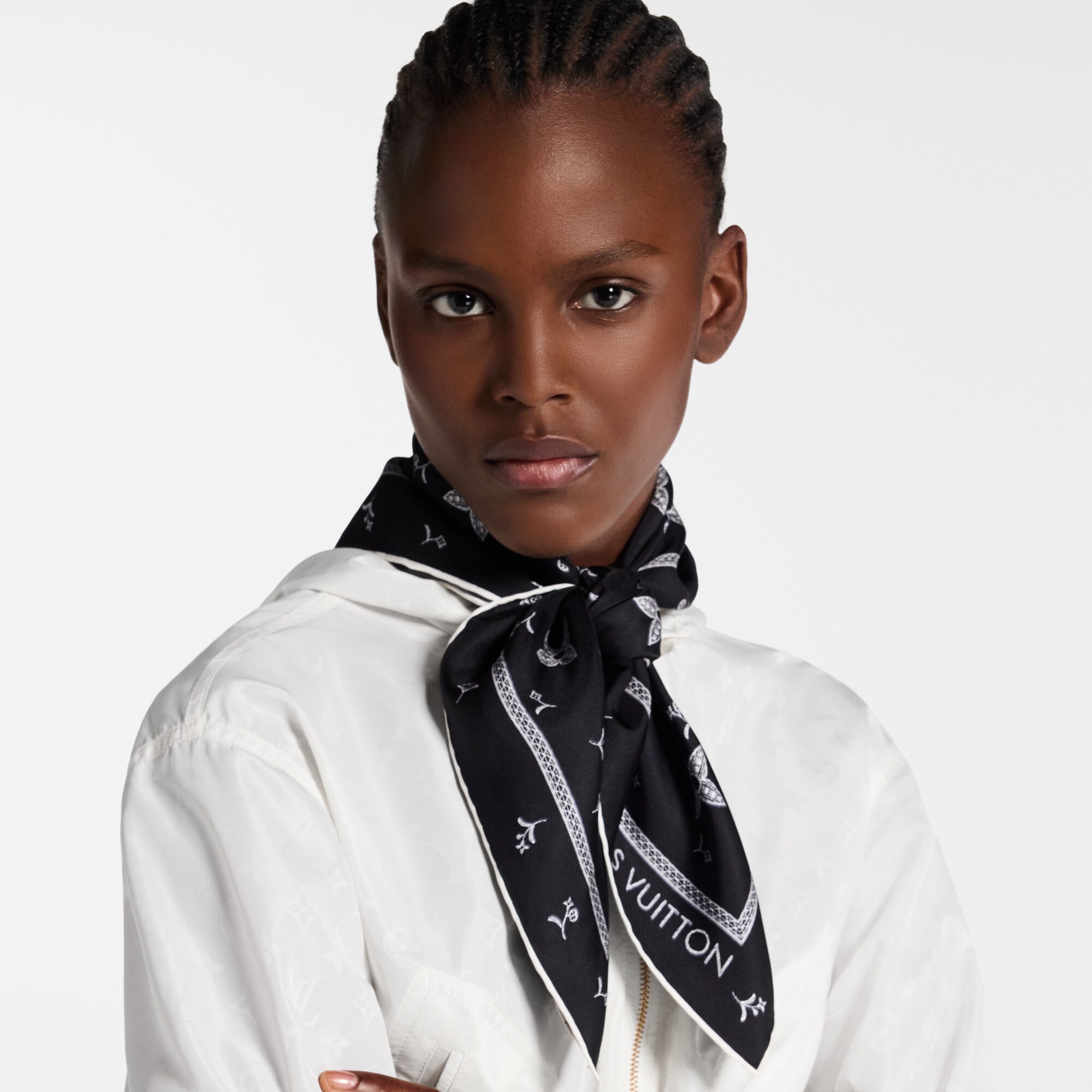 Foulard Monogram Romance 70 S00 Donna Accessori Foulard in seta e Bandeaux | LOUIS VUITTON (Zoom prodotto)