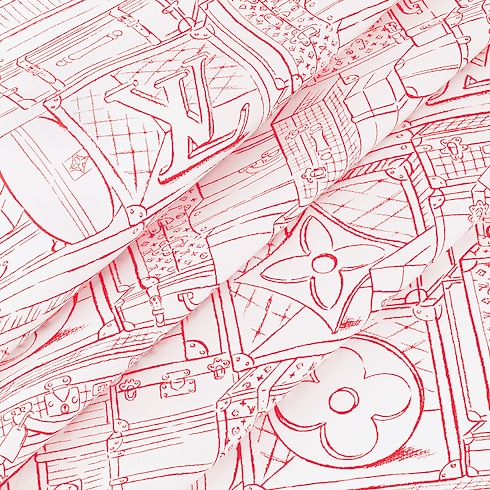 Foulard My LV Luggage 90 S00 Donna Accessori Foulard in seta e Bandeaux | LOUIS VUITTON (Zoom prodotto)