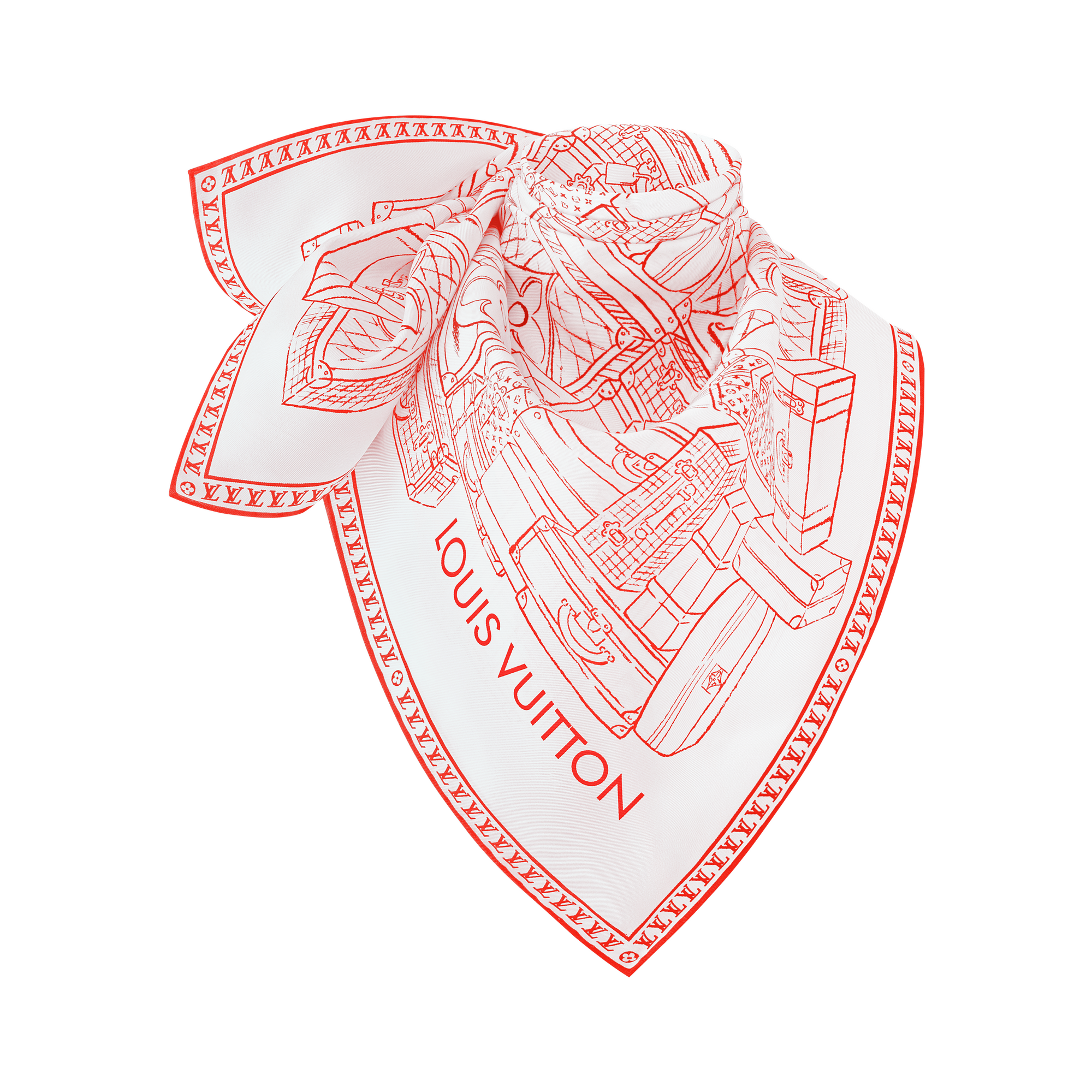 Foulard My LV Luggage 90 S00 Donna Accessori Foulard in seta e Bandeaux | LOUIS VUITTON (Zoom prodotto)
