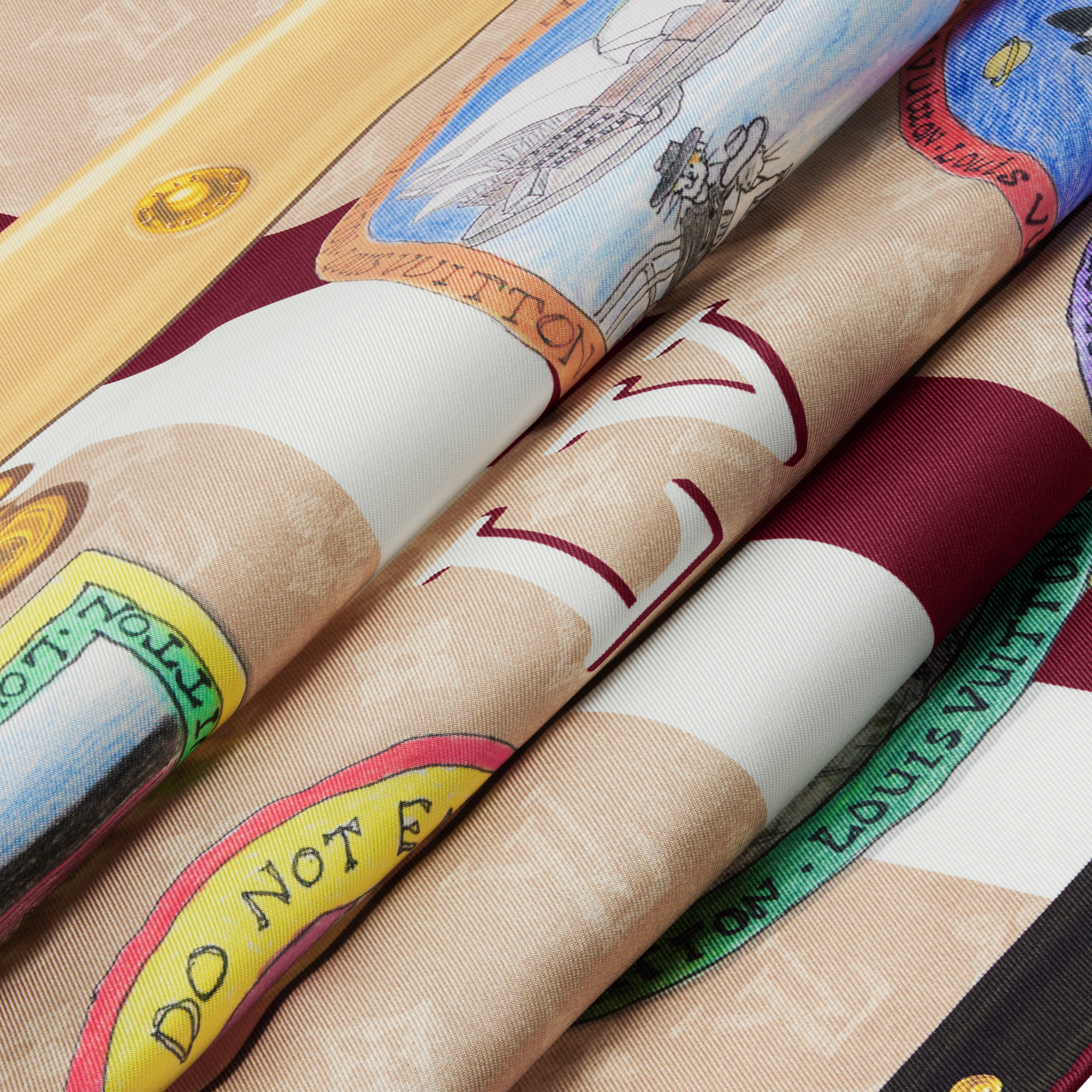 Foulard My LV Trunk 90 S00 Donna Accessori Foulard in seta e Bandeaux | LOUIS VUITTON (Zoom prodotto)