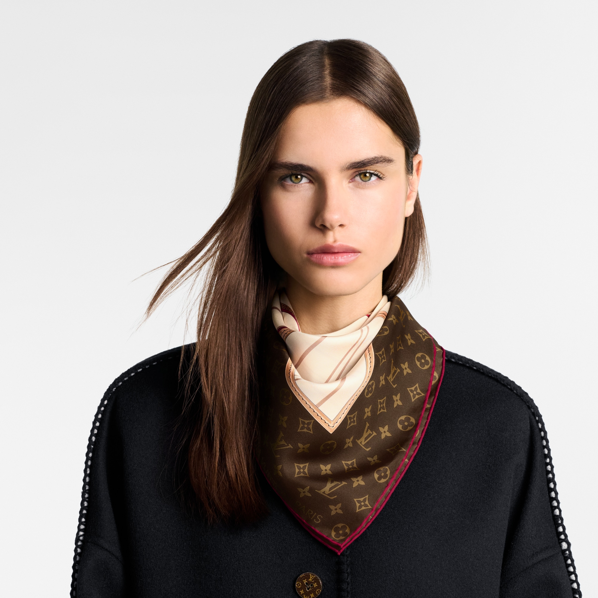 Foulard My Neverfull 90 S00 Donna Accessori Foulard in seta e Bandeaux | LOUIS VUITTON (Zoom prodotto)