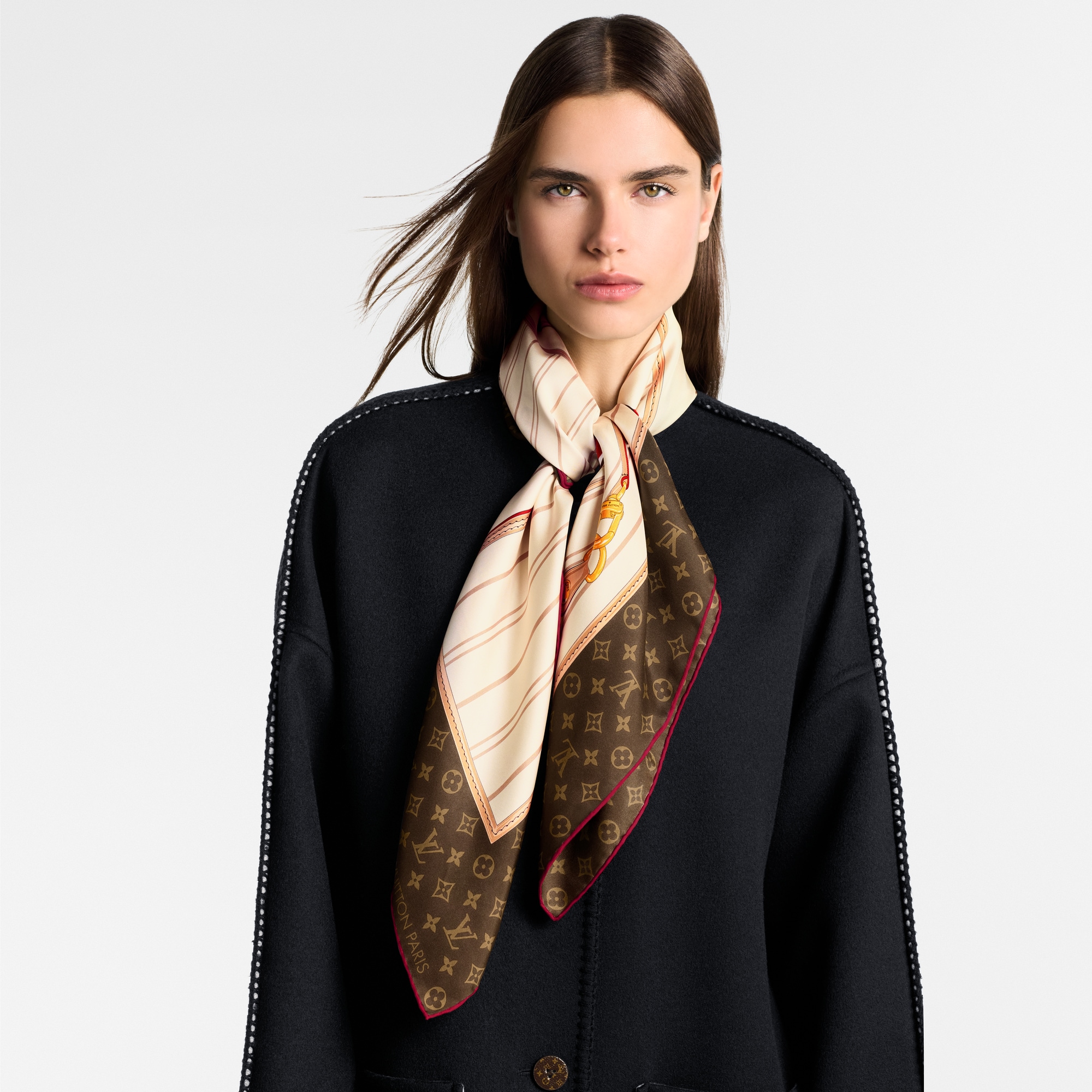 Foulard My Neverfull 90 S00 Donna Accessori Foulard in seta e Bandeaux | LOUIS VUITTON (Zoom prodotto)