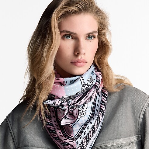 Foulard Ocean Bandana 90 S00 Donna Accessori Foulard in seta e Bandeaux | LOUIS VUITTON (Zoom prodotto)