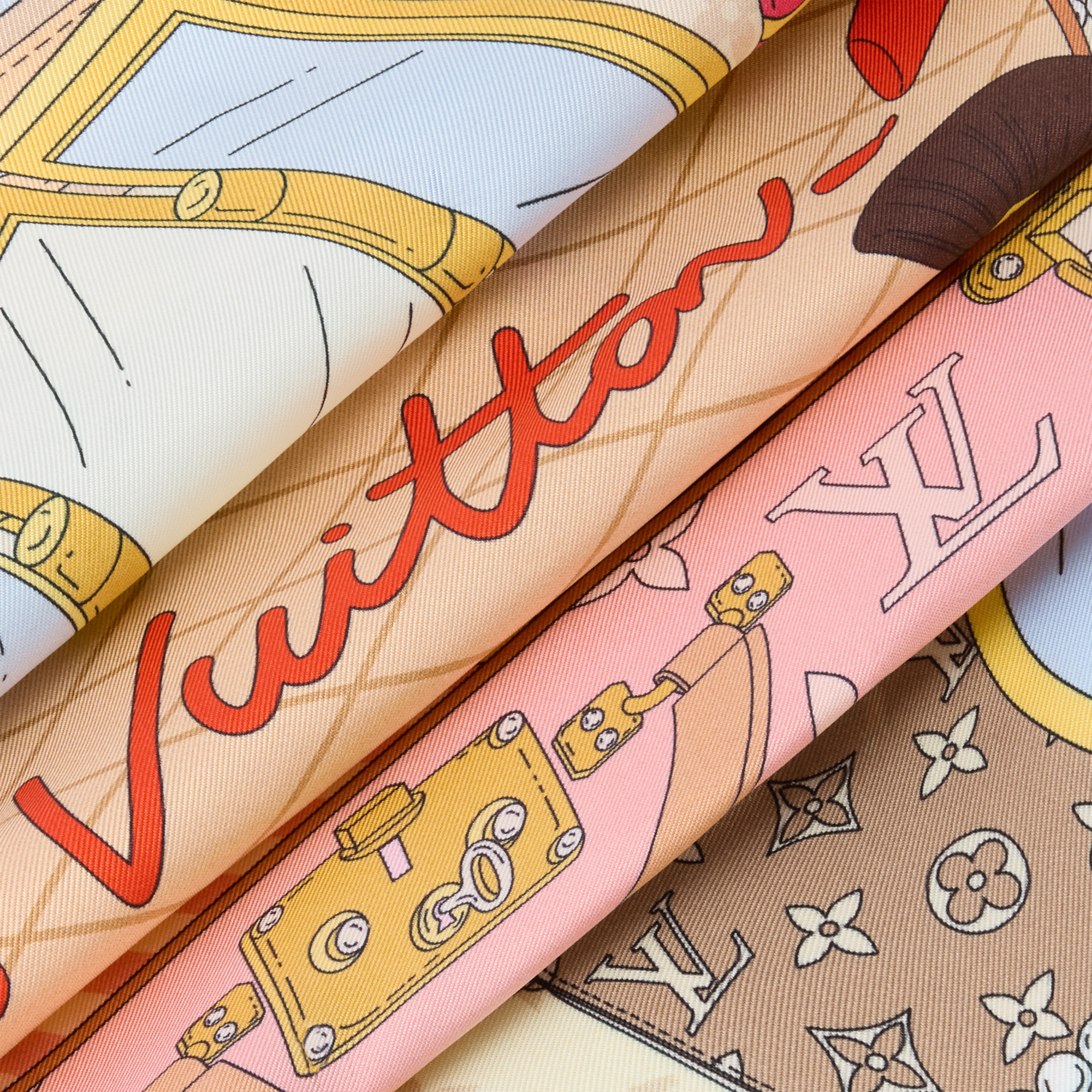 Foulard Paris En Beauté 55 S00 Donna Accessori Foulard in seta e Bandeaux | LOUIS VUITTON (Zoom prodotto)