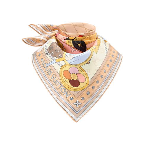 Foulard Paris En Beauté 55 S00 Donna Accessori Foulard in seta e Bandeaux | LOUIS VUITTON (Zoom prodotto)
