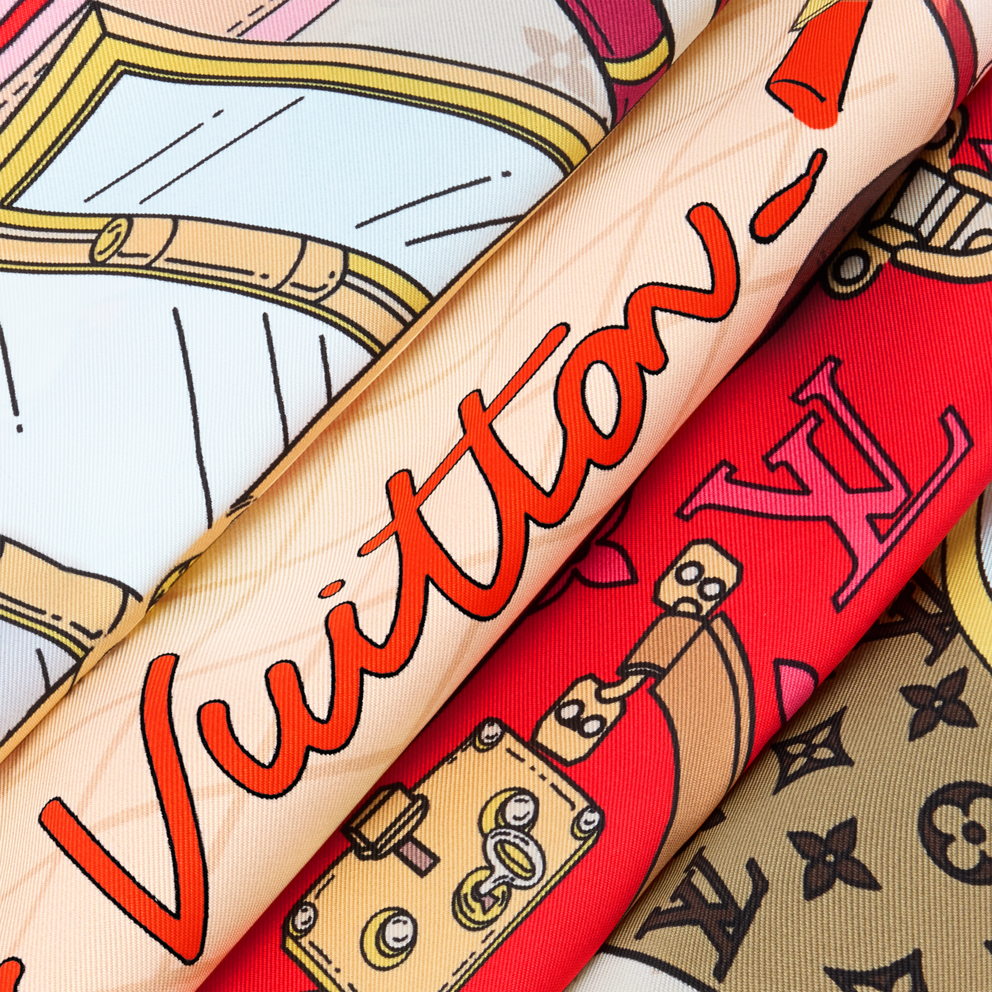 Foulard Paris En Beauté 55 S00 Donna Accessori Foulard in seta e Bandeaux | LOUIS VUITTON (Zoom prodotto)