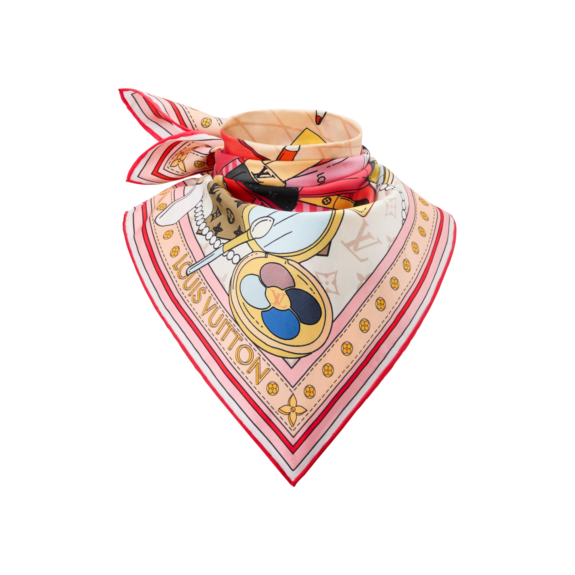 Foulard Paris En Beauté 55 S00 Donna Accessori Foulard in seta e Bandeaux | LOUIS VUITTON (Zoom prodotto)