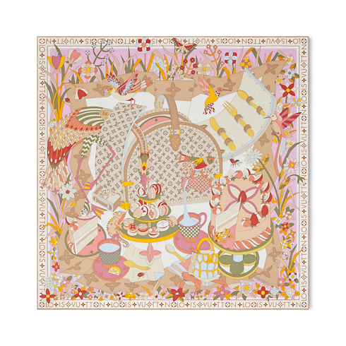 Foulard Picnic 90 S00 Donna Accessori Foulard in seta e Bandeaux | LOUIS VUITTON (Zoom prodotto)