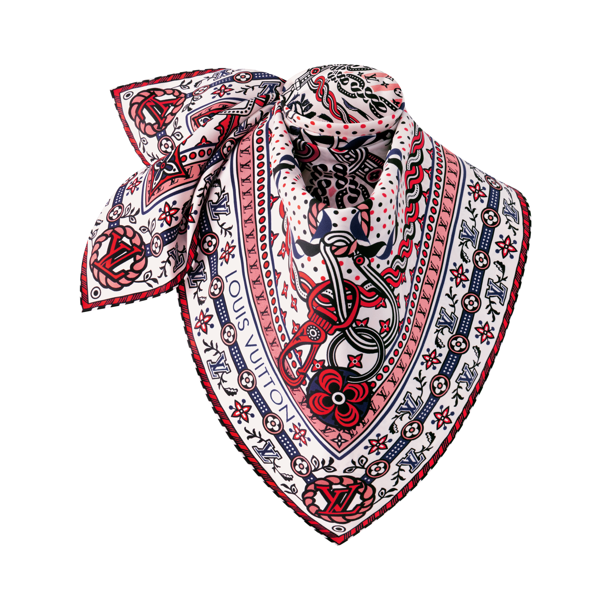 Foulard Summer Garden 90 S00 Donna Accessori Foulard in seta e Bandeaux | LOUIS VUITTON (Zoom prodotto)
