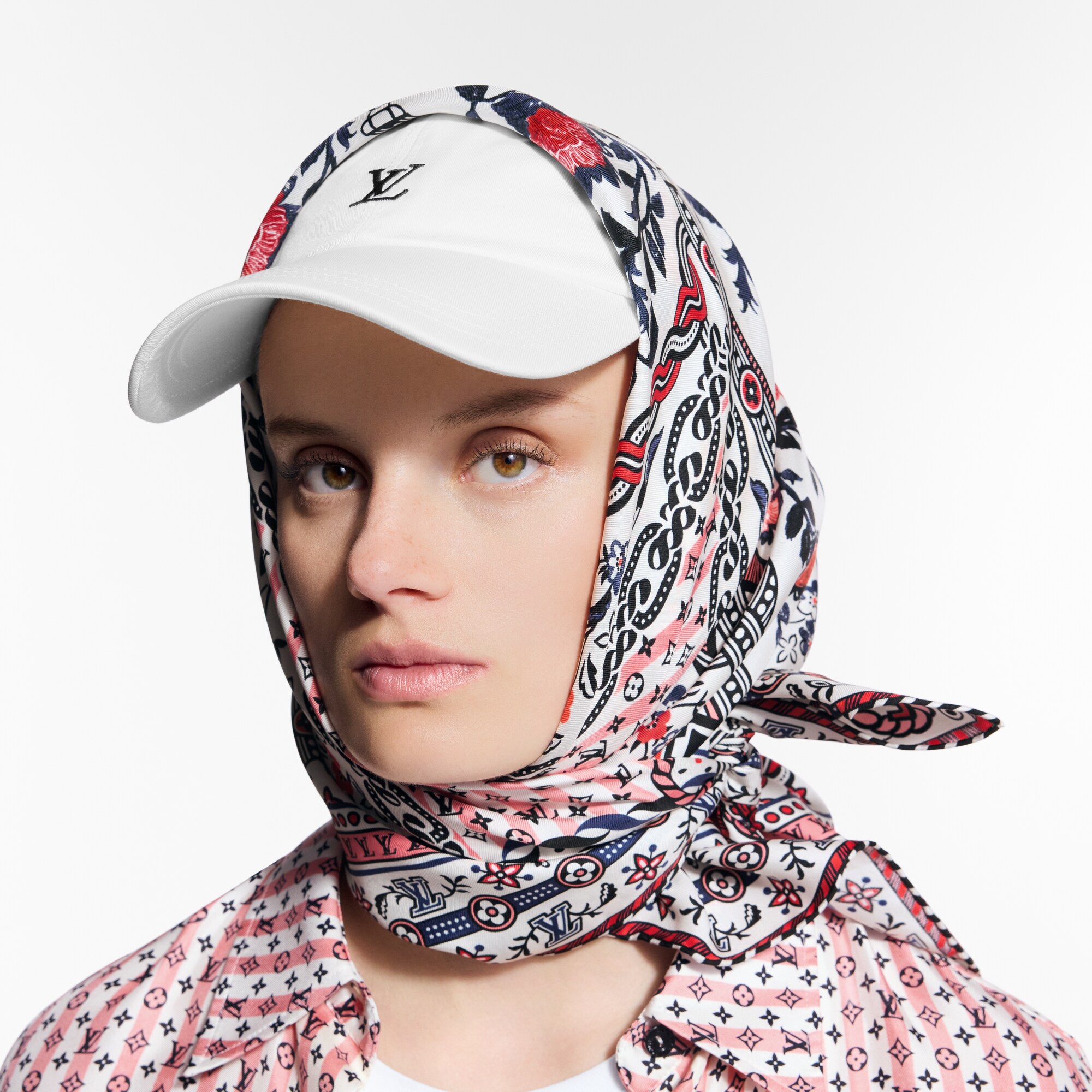 Foulard Summer Garden 90 S00 Donna Accessori Foulard in seta e Bandeaux | LOUIS VUITTON (Zoom prodotto)