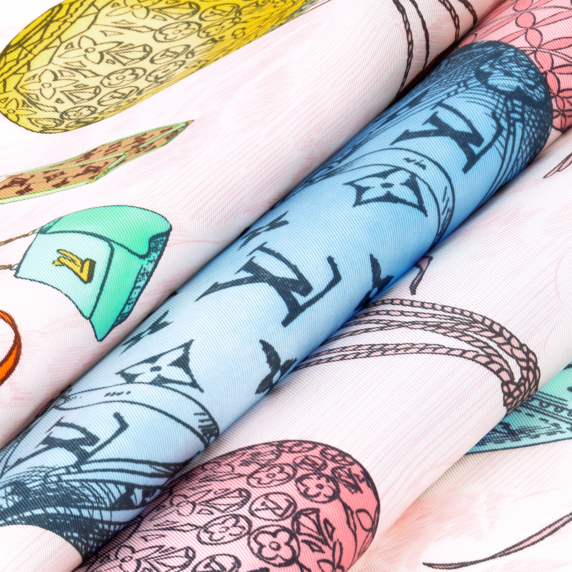 Foulard Up And Away 90 S00 Donna Accessori Foulard in seta e Bandeaux | LOUIS VUITTON (Zoom prodotto)