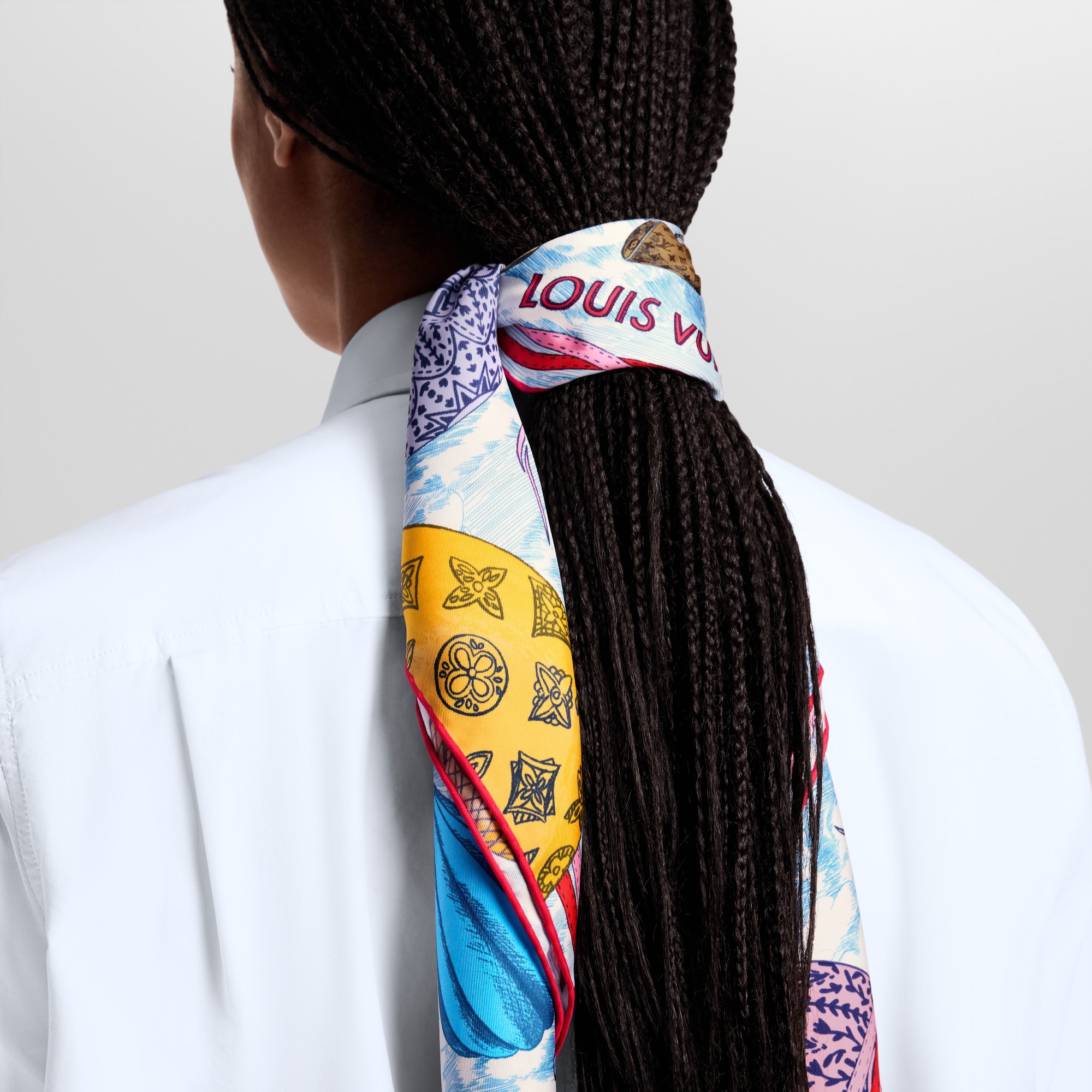 Foulard Up And Away 90 S00 Donna Accessori Foulard in seta e Bandeaux | LOUIS VUITTON (Zoom prodotto)
