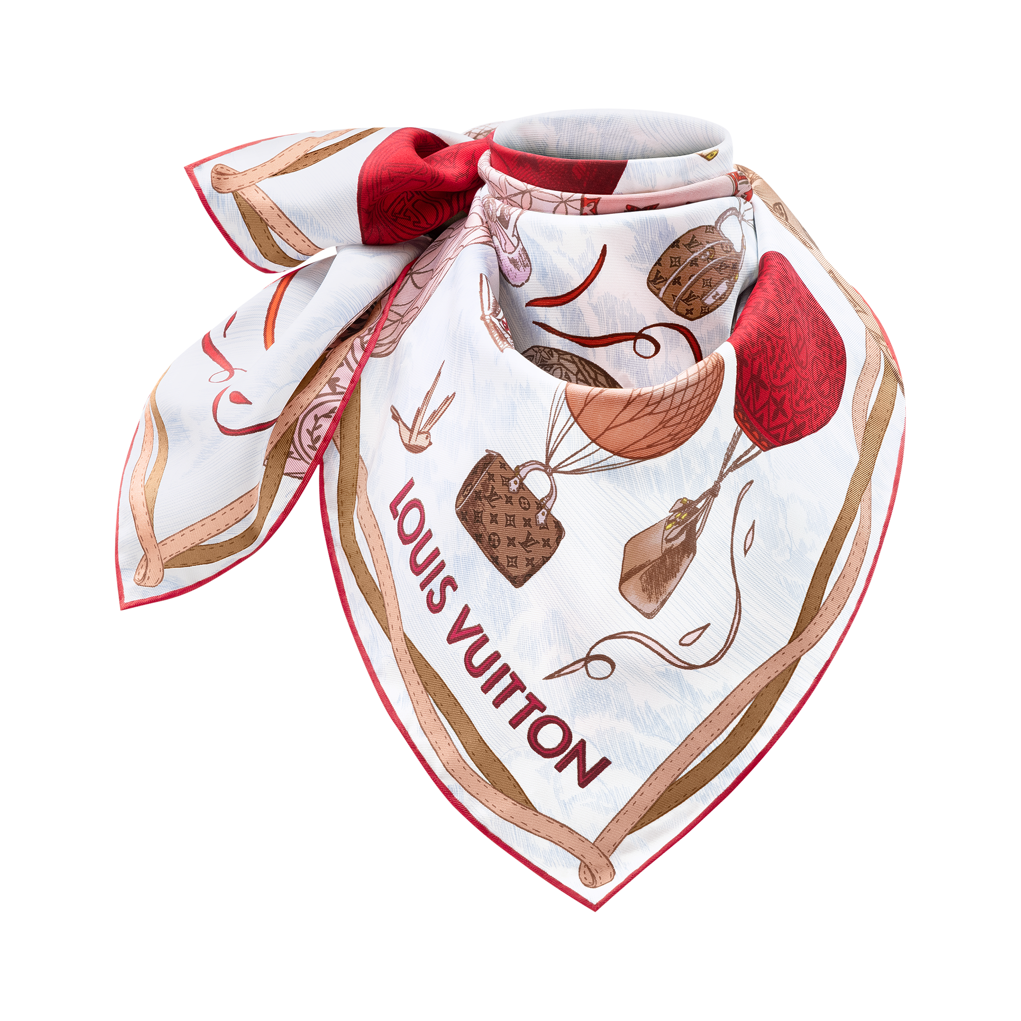 Foulard Up And Away 90 S00 Donna Accessori Foulard in seta e Bandeaux | LOUIS VUITTON (Zoom prodotto)
