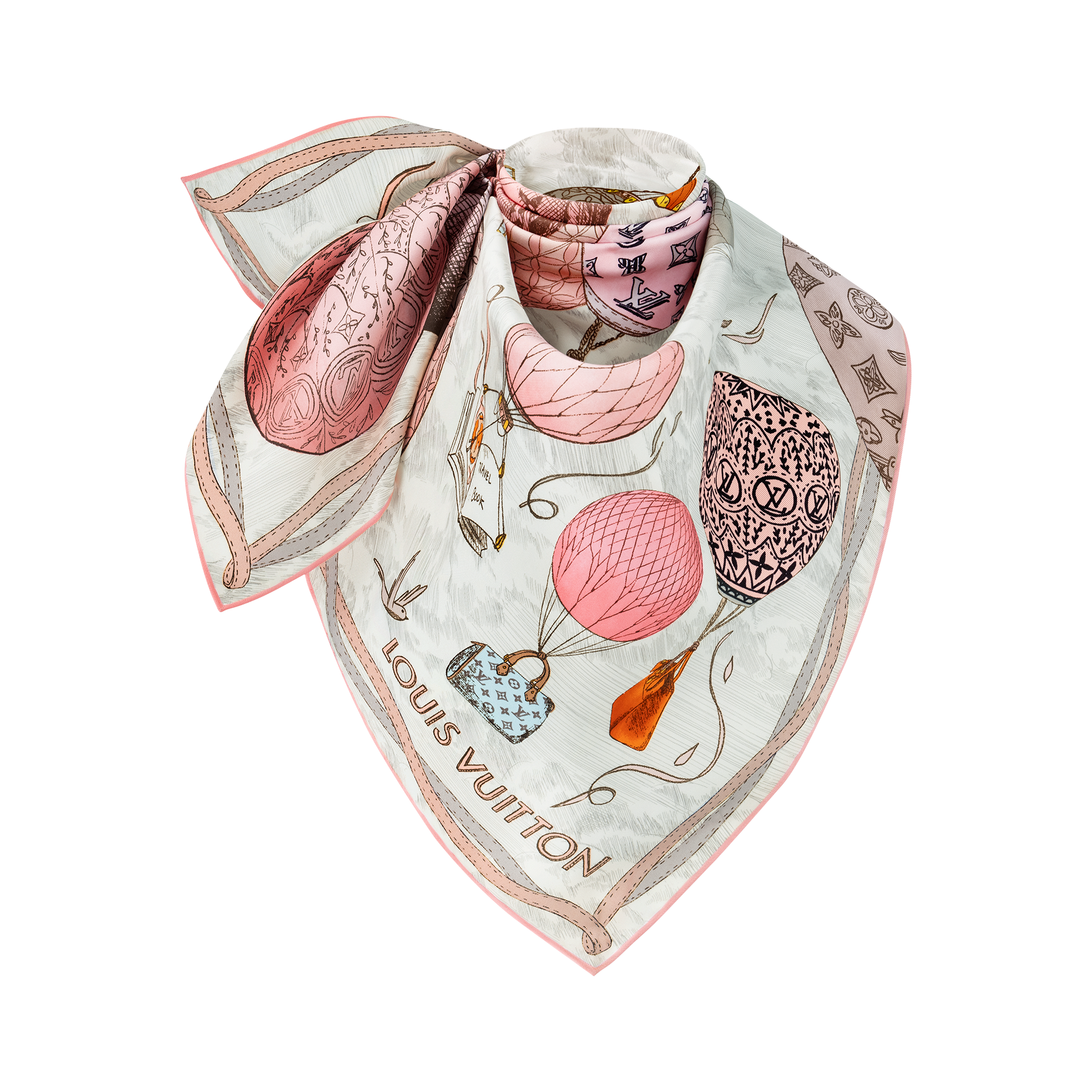 Foulard Up And Away 90 S00 Donna Accessori Foulard in seta e Bandeaux | LOUIS VUITTON (Zoom prodotto)