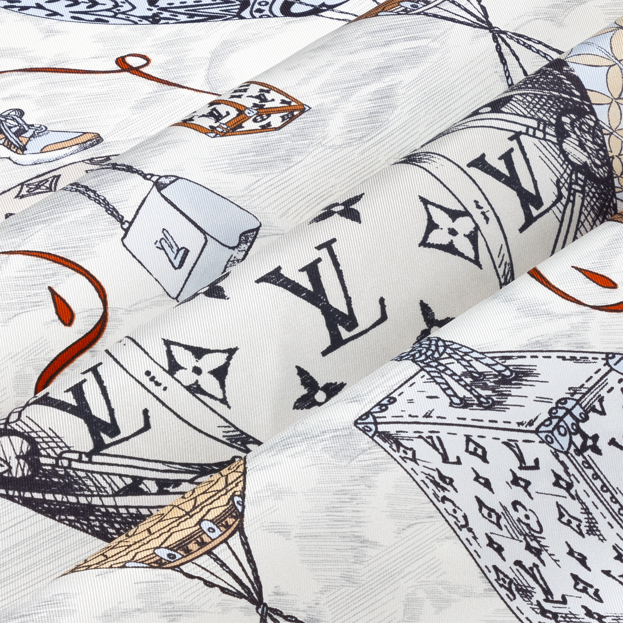 Foulard Up And Away 90 S00 Donna Accessori Foulard in seta e Bandeaux | LOUIS VUITTON (Zoom prodotto)