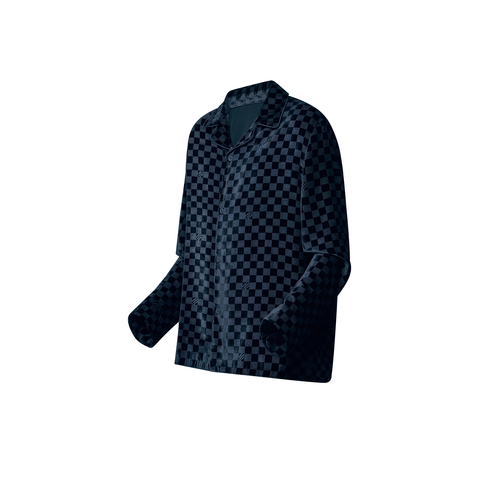 Giacca a camicia da sera a maniche lunghe in velluto di misto seta  Uomo Abbigliamento Tutti i Capi di Abbigliamento | LOUIS VUITTON (Zoom prodotto)
