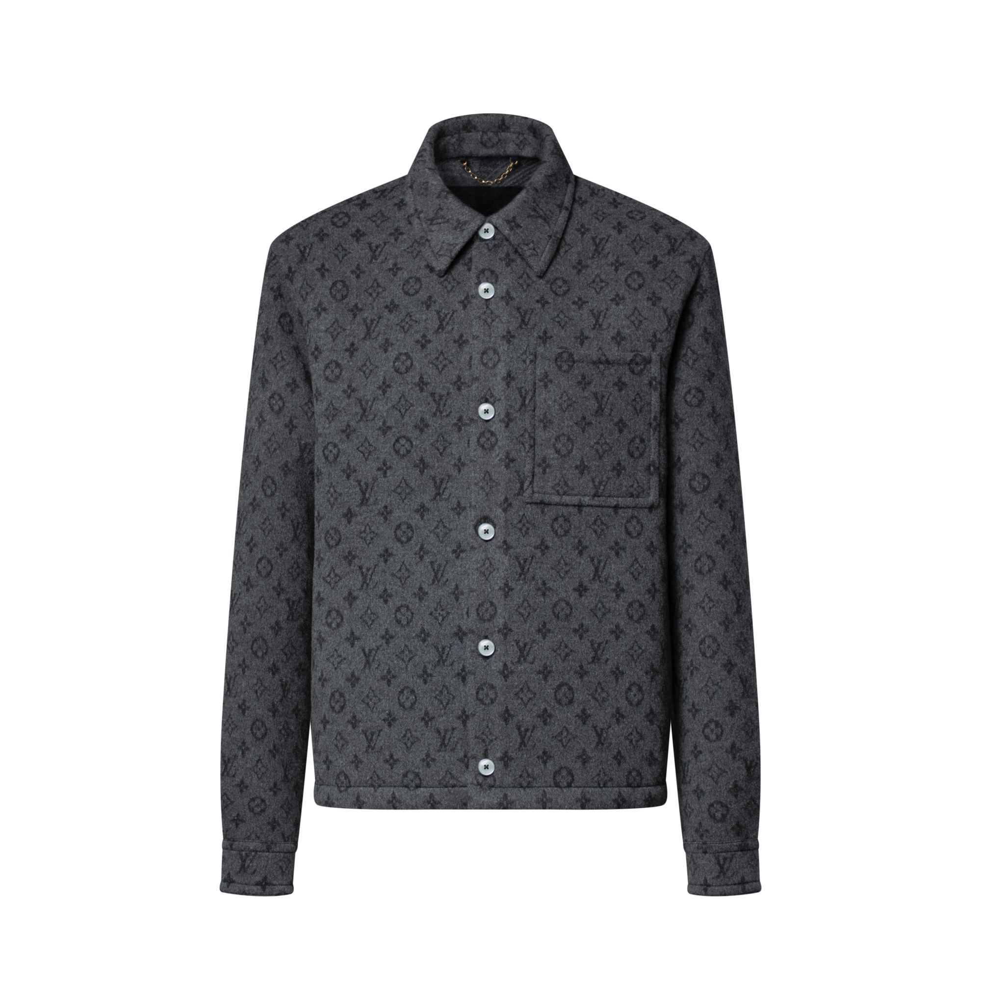 Giacca a camicia double face con motivo Monogram  Uomo Abbigliamento Tutti i Capi di Abbigliamento | LOUIS VUITTON (Zoom prodotto)