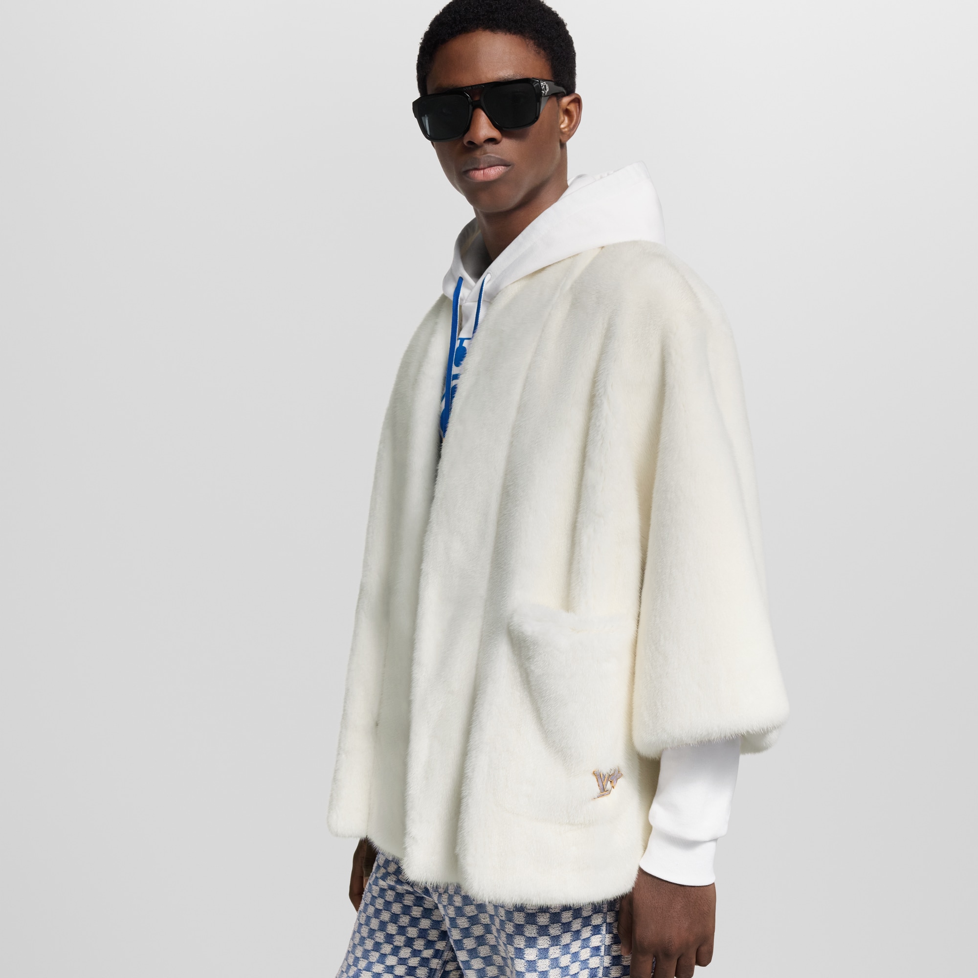 Giacca a kimono in visone  Uomo Abbigliamento Capispalla e Cappotti | LOUIS VUITTON (Zoom prodotto)