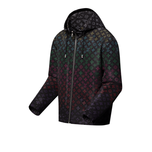 Giacca a vento con stampa di fiori Monogram effetto sfumato Uomo Abbigliamento Capispalla e Cappotti | LOUIS VUITTON (Zoom prodotto)