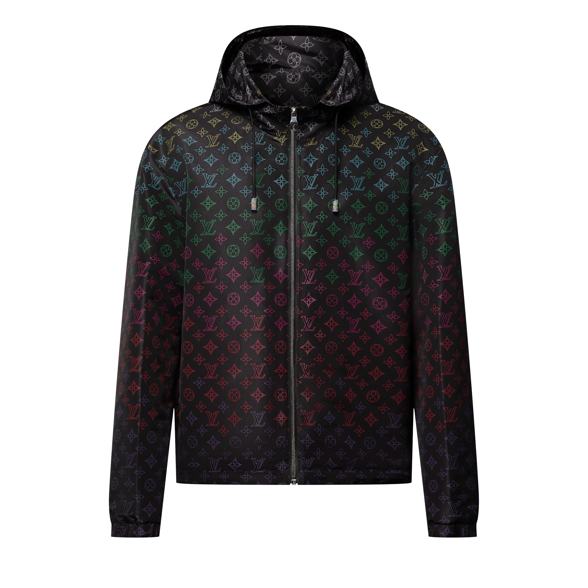 Giacca a vento con stampa di fiori Monogram effetto sfumato  Uomo Abbigliamento Capispalla e Cappotti | LOUIS VUITTON (Zoom prodotto)