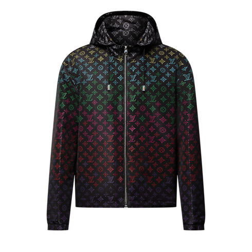 Giacca a vento con stampa di fiori Monogram effetto sfumato Uomo Abbigliamento Capispalla e Cappotti | LOUIS VUITTON (Zoom prodotto)