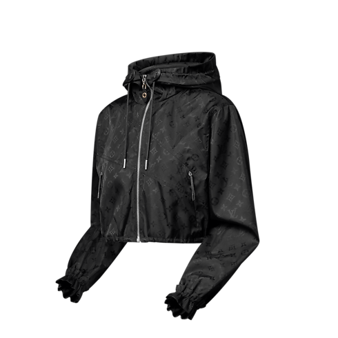 Giacca a vento corta con motivo Monogram Donna Abbigliamento Cappotti e Giacche | LOUIS VUITTON (Zoom prodotto)