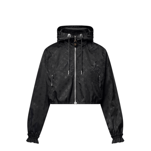 Giacca a vento corta con motivo Monogram Donna Abbigliamento Cappotti e Giacche | LOUIS VUITTON (Zoom prodotto)