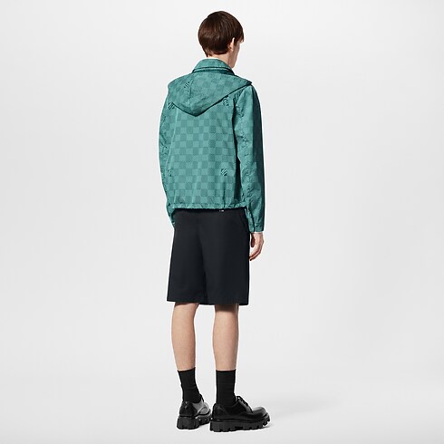 Giacca a vento in nylon stampato con cappuccio Uomo Abbigliamento Capispalla e Cappotti | LOUIS VUITTON (Zoom prodotto)