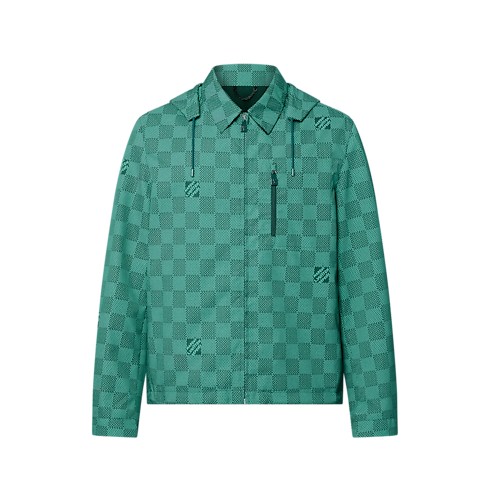 Giacca a vento in nylon stampato con cappuccio Uomo Abbigliamento Capispalla e Cappotti | LOUIS VUITTON (Zoom prodotto)