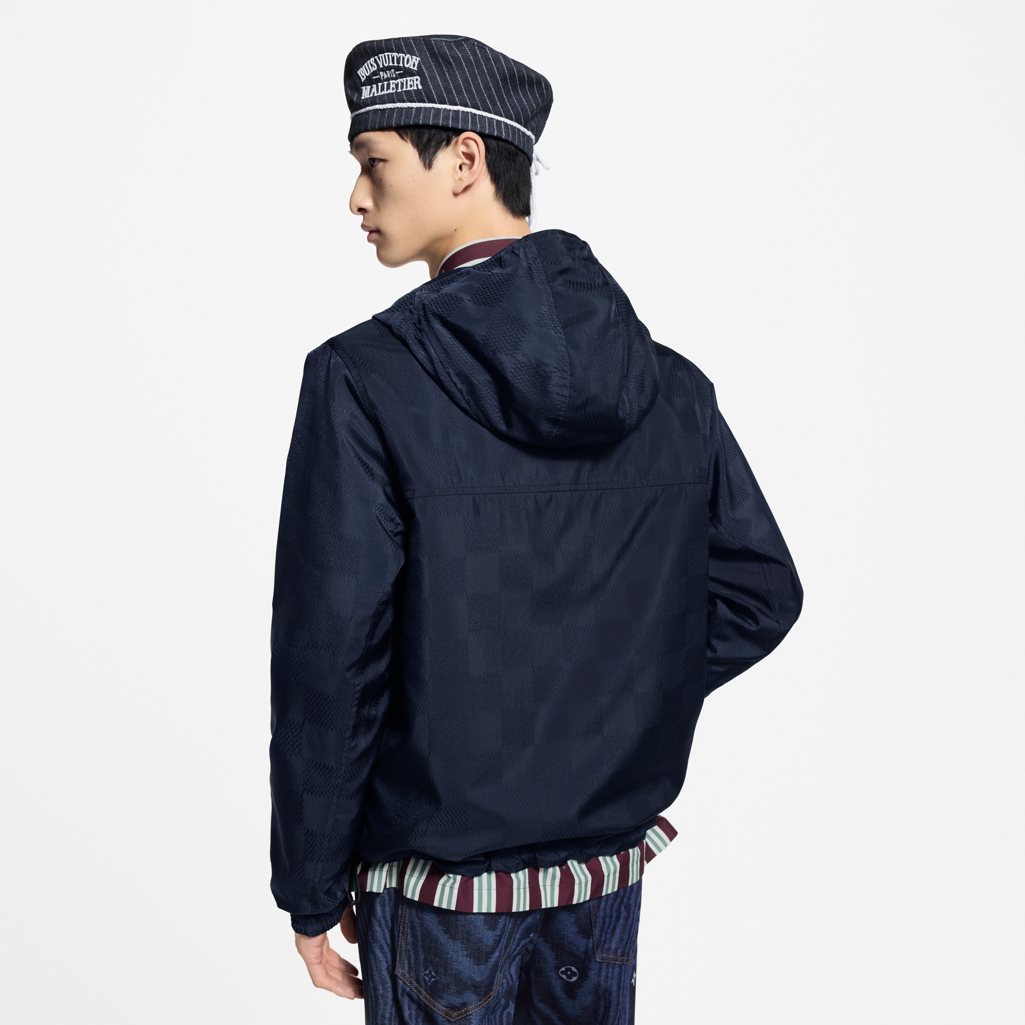 Giacca a vento reversibile con motivo Damier  Uomo Abbigliamento Capispalla e Cappotti | LOUIS VUITTON (Zoom prodotto)