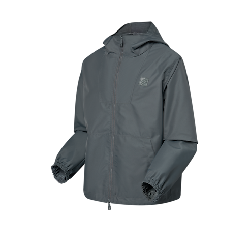 Giacca a vento reversibile in nylon con motivo Damier in trama jacquard Uomo Abbigliamento Capispalla e Cappotti | LOUIS VUITTON (Zoom prodotto)