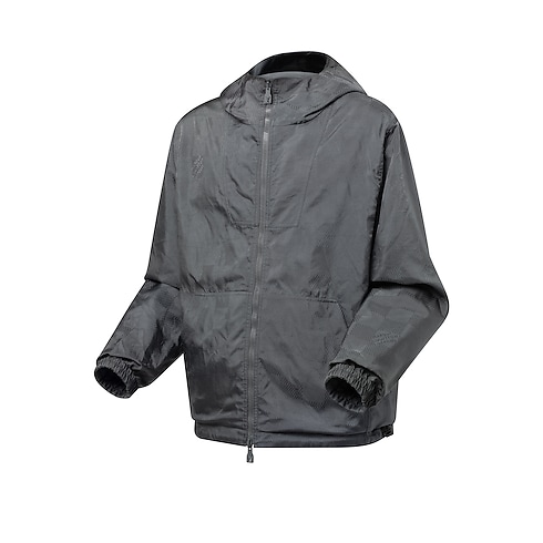 Giacca a vento reversibile in nylon con motivo Damier in trama jacquard Uomo Abbigliamento Capispalla e Cappotti | LOUIS VUITTON (Zoom prodotto)