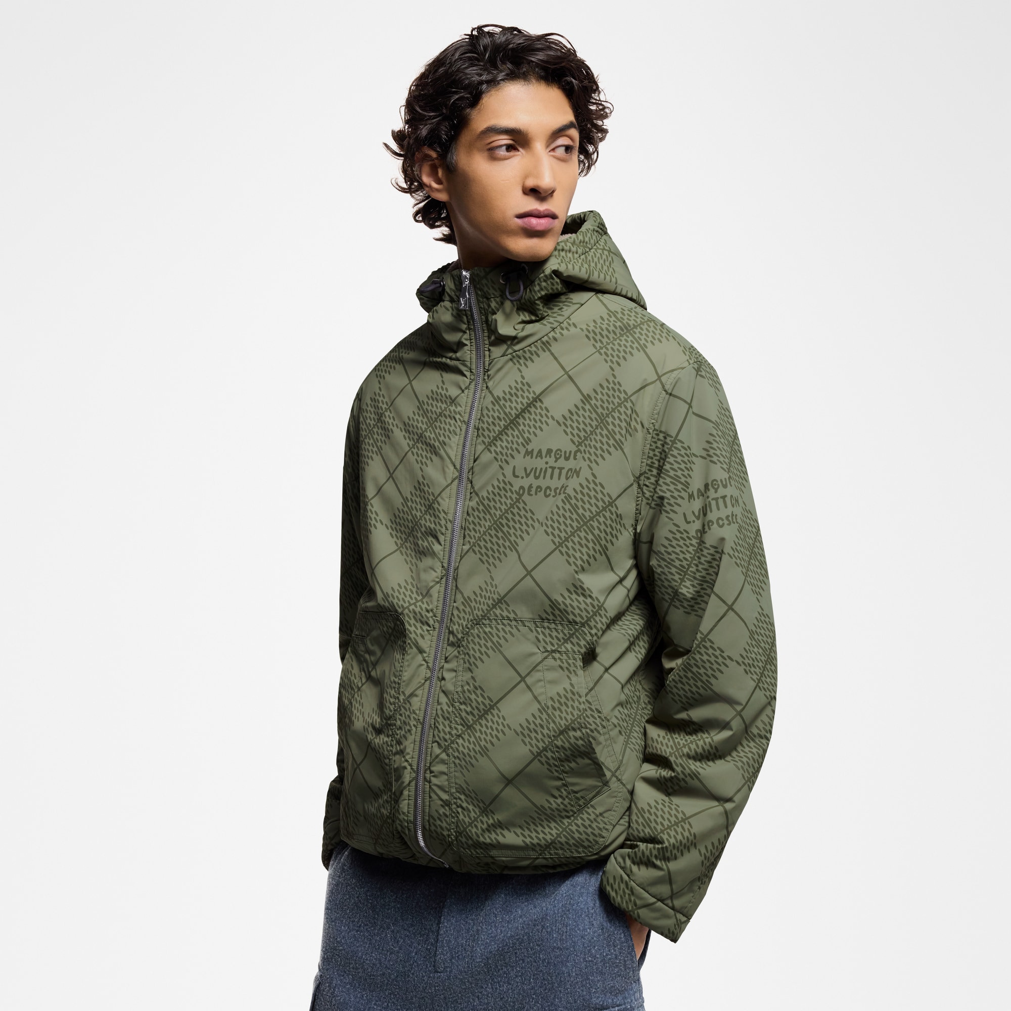 Giacca a vento reversibile in nylon e pile  Uomo Abbigliamento Capispalla e Cappotti | LOUIS VUITTON (Zoom prodotto)