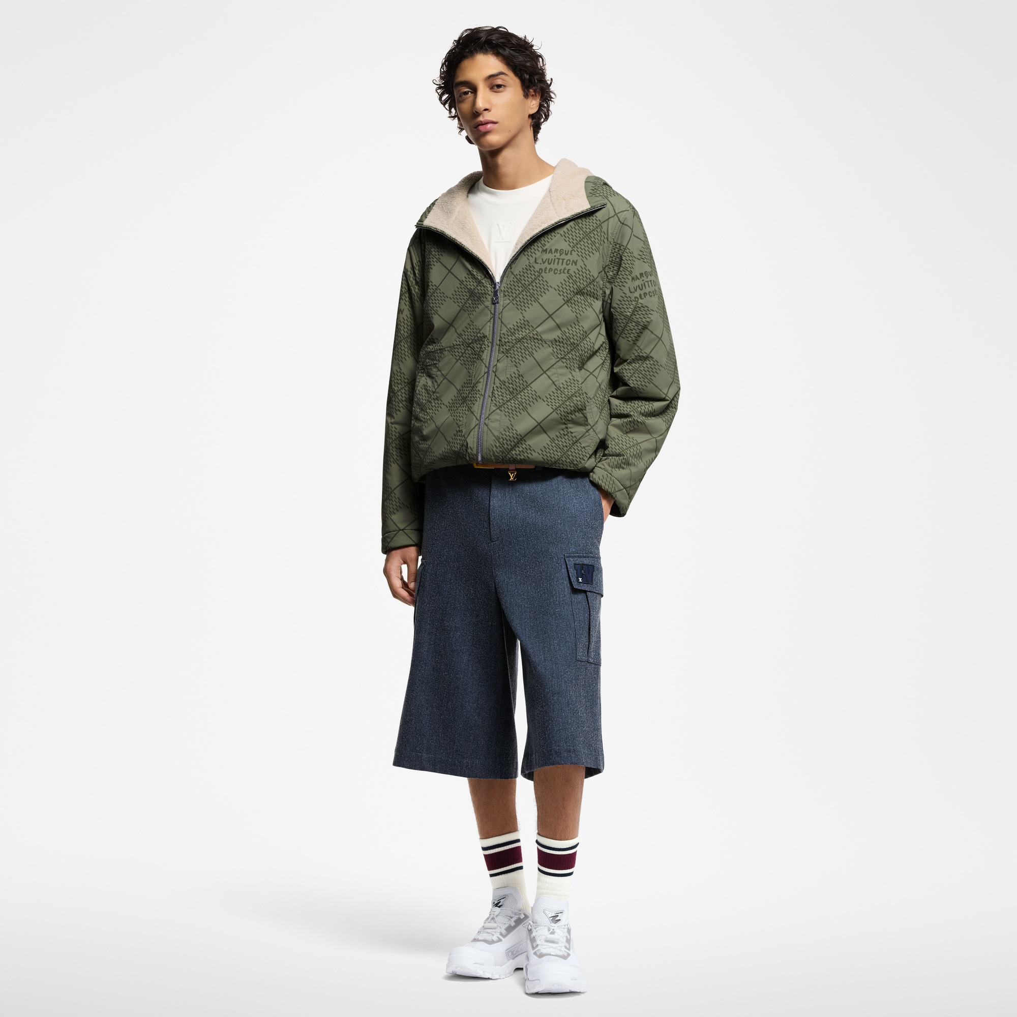 Giacca a vento reversibile in nylon e pile  Uomo Abbigliamento Capispalla e Cappotti | LOUIS VUITTON (Zoom prodotto)