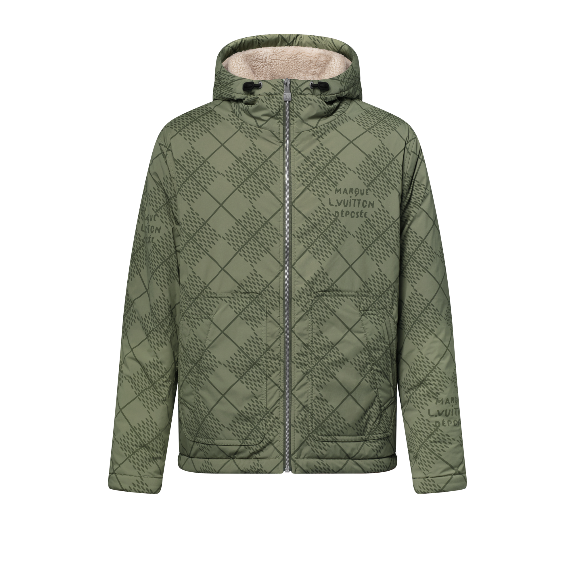 Giacca a vento reversibile in nylon e pile  Uomo Abbigliamento Capispalla e Cappotti | LOUIS VUITTON (Zoom prodotto)