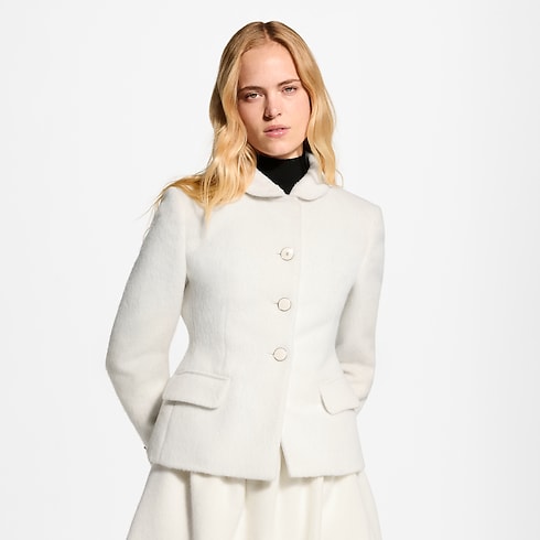 Giacca aderente effetto spazzolato Donna Abbigliamento Cappotti e Giacche | LOUIS VUITTON (Zoom prodotto)