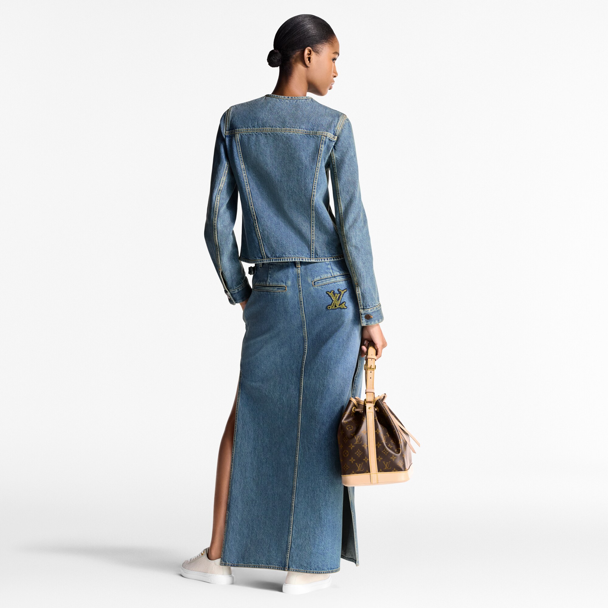 Giacca aderente in denim  Donna Abbigliamento Cappotti e Giacche | LOUIS VUITTON (Zoom prodotto)