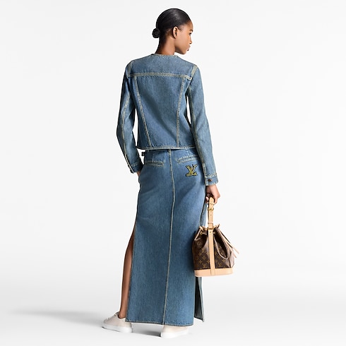 Giacca aderente in denim Donna Abbigliamento Cappotti e Giacche | LOUIS VUITTON (Zoom prodotto)