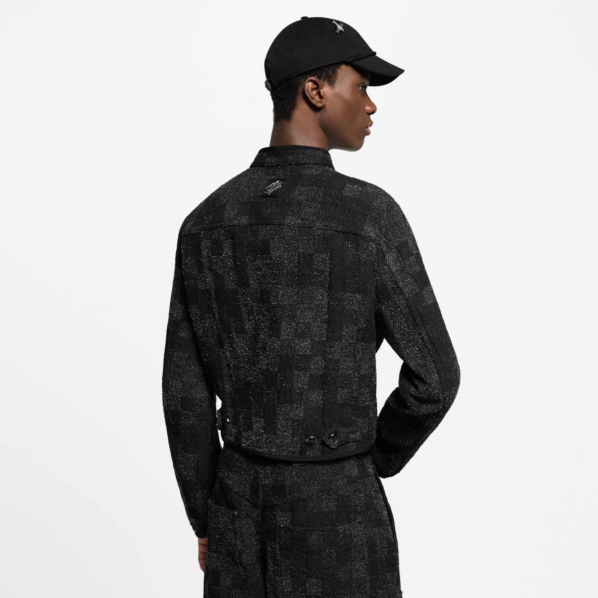 Giacca aviator in denim bouclé  Uomo Abbigliamento Capispalla e Cappotti | LOUIS VUITTON (Zoom prodotto)