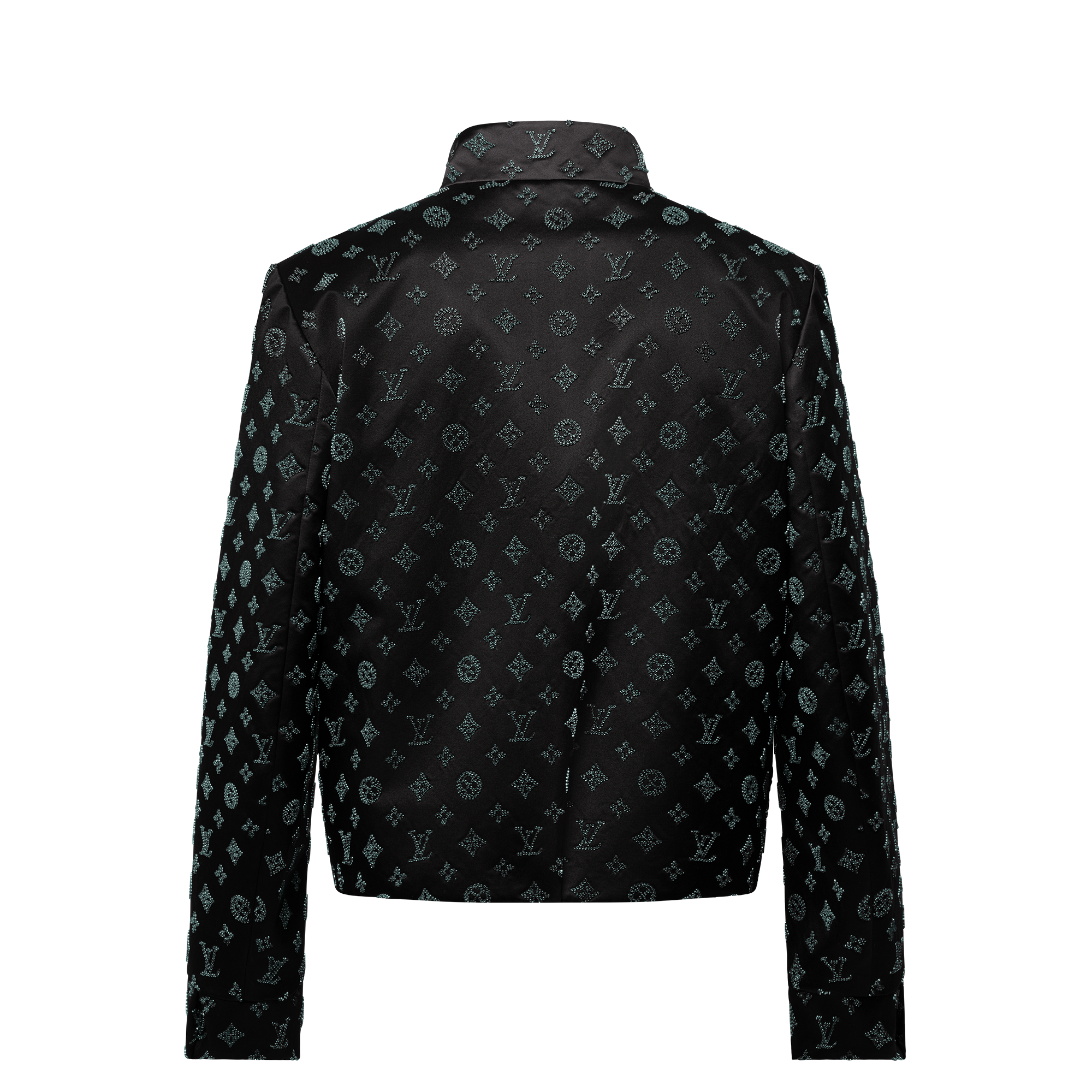Giacca aviator in seta con decori  Uomo Abbigliamento Capispalla e Cappotti | LOUIS VUITTON (Zoom prodotto)
