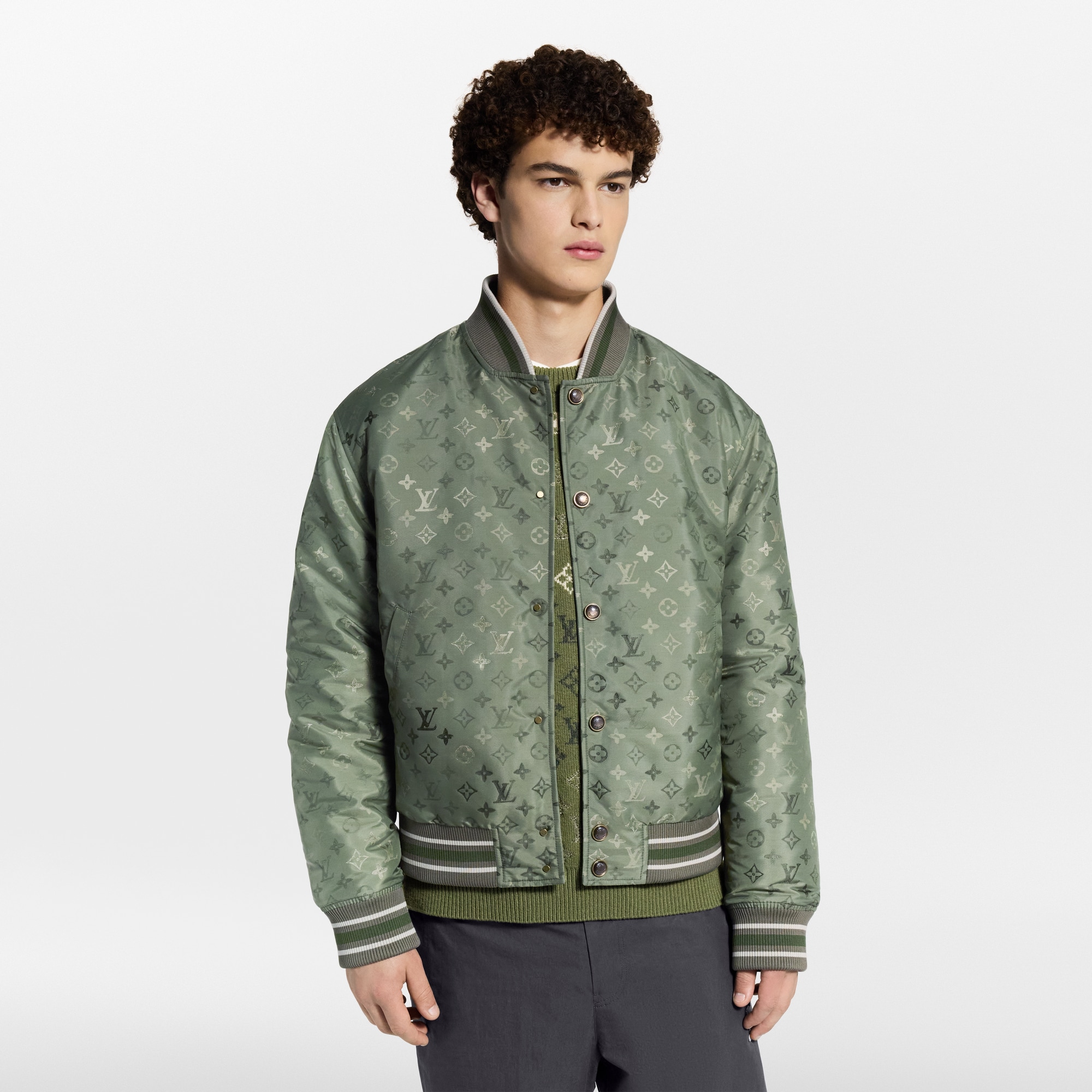 Giacca bomber con motivo Monogram  Uomo Abbigliamento Capispalla e Cappotti | LOUIS VUITTON (Zoom prodotto)