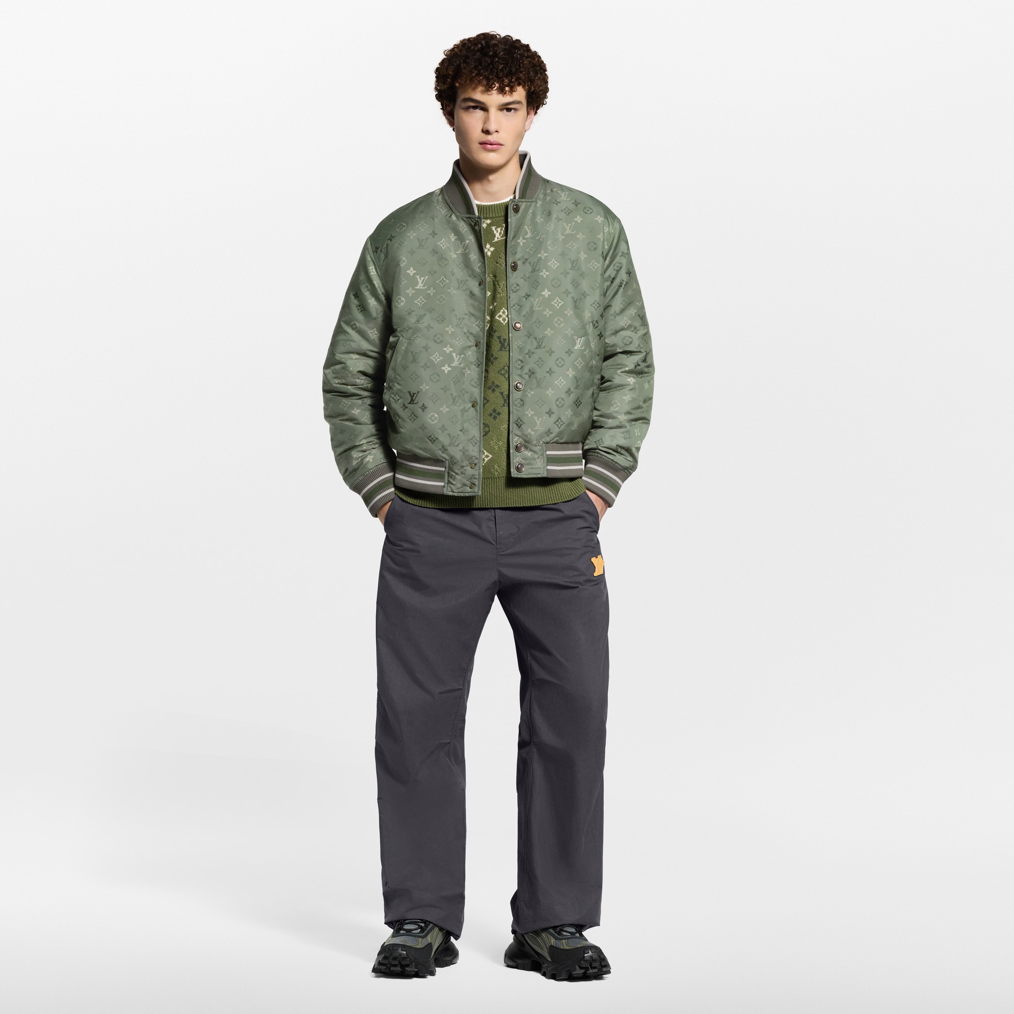 Giacca bomber con motivo Monogram  Uomo Abbigliamento Capispalla e Cappotti | LOUIS VUITTON (Zoom prodotto)