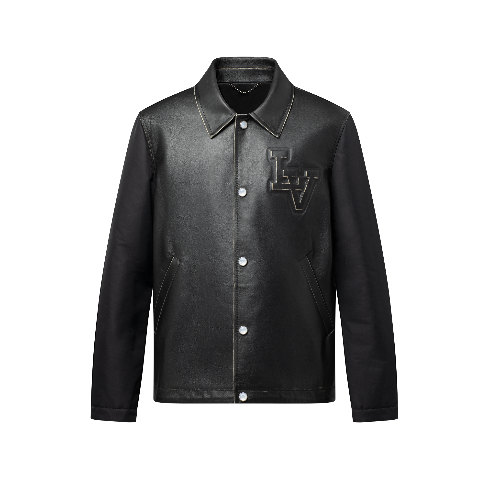 Giacca Coach in pelle e nylon effetto vintage  Uomo Abbigliamento Capispalla e Cappotti | LOUIS VUITTON (Zoom prodotto)