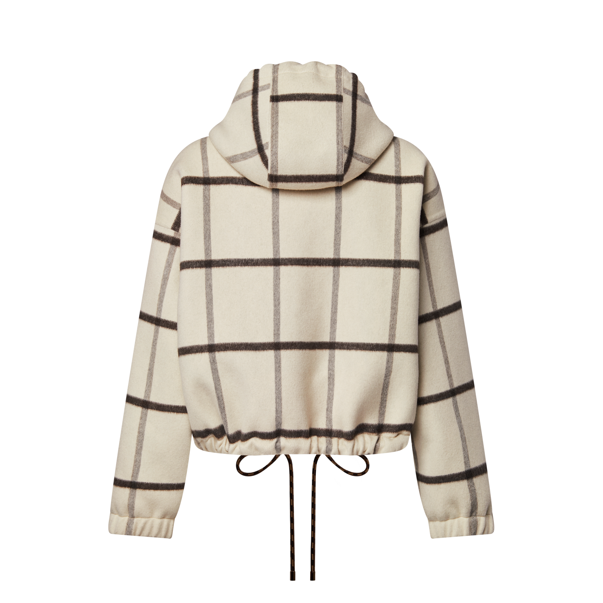 Giacca con motivo a quadri e cappuccio  Donna Abbigliamento Cappotti e Giacche | LOUIS VUITTON (Zoom prodotto)